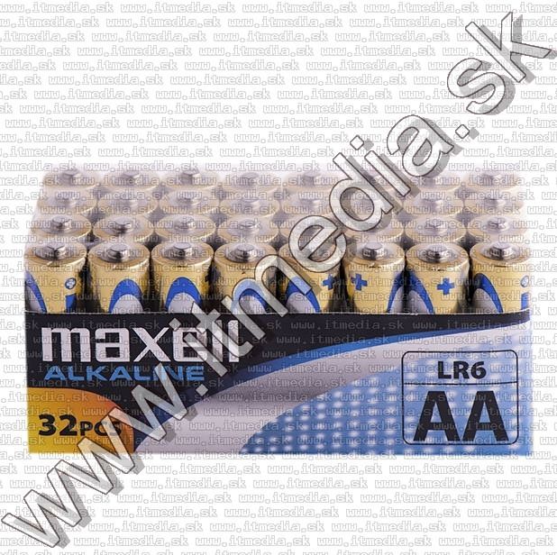 Maxell LR06 32xAA alkáli elem (IT11936) Image of Maxell LR06 32xAA alkáli elem (IT11936)